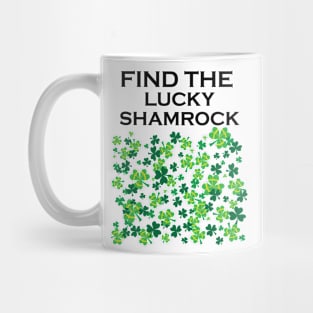 Funny game st Patrick's day fun lucky shamrock Mug